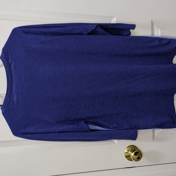 Nike - Baseball Tee 3/4 Sleeve: Blue Jays Size M - Picture 2 of 3